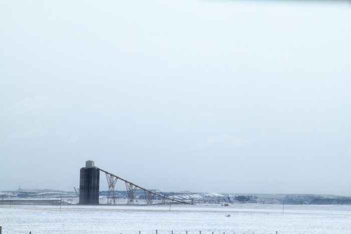 Towering silos fed by conveyors formed the skyline of Wyoming's Powder River Basin, America's biggest coal province.
