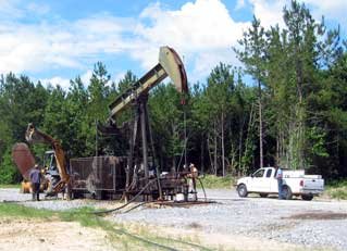 Coalbed Methane drilling rig (Louisiana)