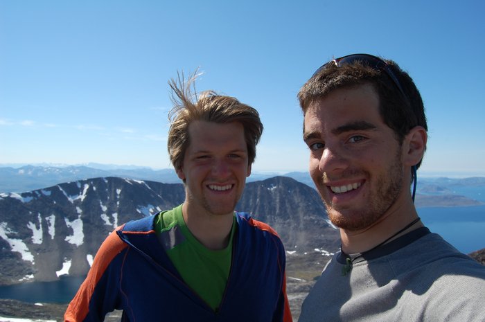 Josh and Brian in Greenland