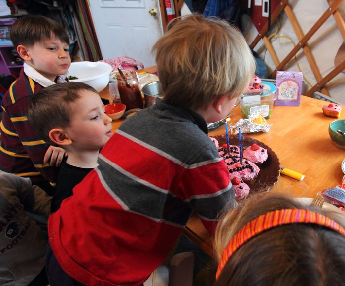 Kids and cake and chaos in the yurt as Katmai turns 3