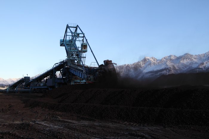 Processing coal in Seward.
