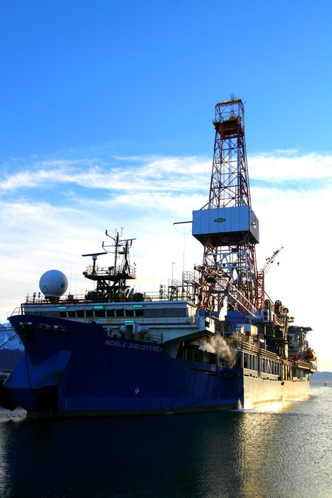 Shell Drilling Ship in Seward.