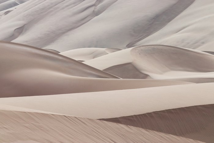 Sand dunes in Peru