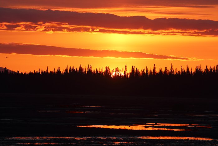 Sunset on the Susitna Flats