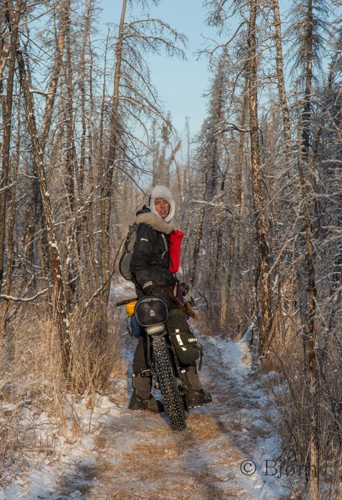 The Iditarod Trail traverses a vast swath of Alaska. Sometimes the trail is wide and open, other times it's very narrow.