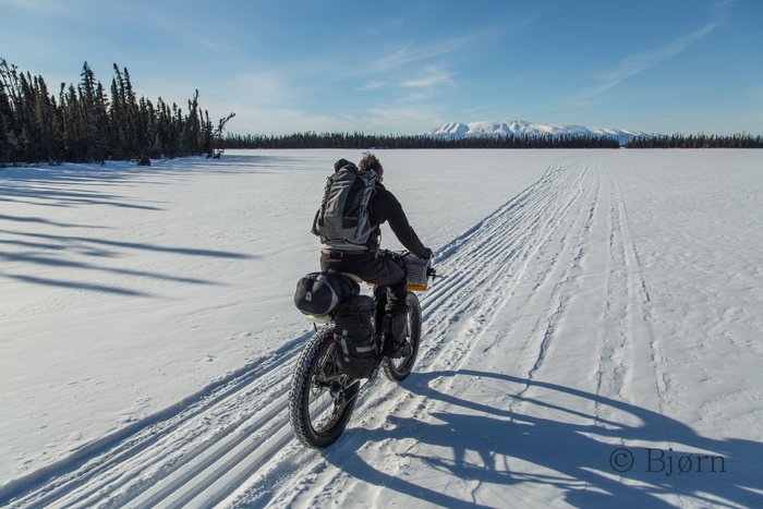 After months of preparation Bjørn and Kim are finally underway on their most ambitious winter fat-biking expedition - 'fat-bike to the arctic'.