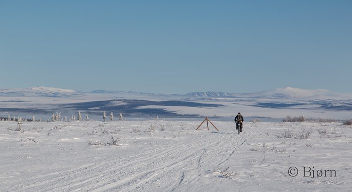 The Seward Peninsula is a wild and remote place to ride a fat-bike. 