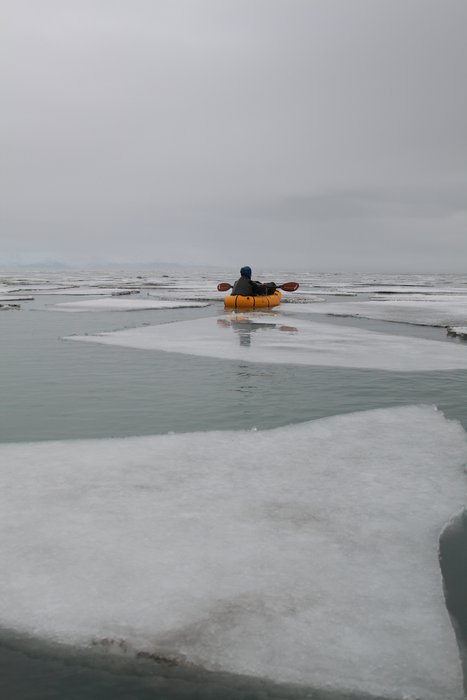 In <a href="http://www.groundtruthtrekking.org/Journeys/WildCoast.html">early December, the Copper River Delta</a> was a vast swath of ice floes and slush.